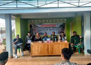 Pemdes Sabedo Kukuhkan Tim Relawan Tangguh Bencana untuk Mitigasi Desa