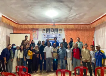 Foto Bersama Pemerintah desa, BPD dan seluruh elemen masyarakat