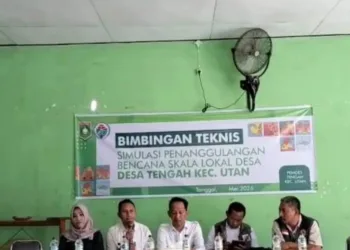 Perkuat Mitigasi, Pemerintah Desa Tengah Gelar Bimtek Relawan Tangguh Bencana