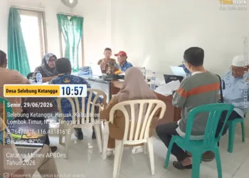 Tim Evaluasi Kecamatan Keruak Soroti Realisasi APBDes Tahap Pertama Desa Keruak