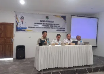 Narasumber dari Ketua DPRD Kabupaten Lombok Utara, Camat Tanjung, Kepala DP2KBPMD Kabupaten Lombok Utara