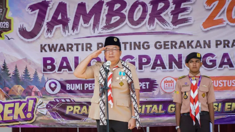 Hadiri Jambore Pramuka Balongpanggang, Wabup Gresik: Generasi Muda Harus Cerdas Teknologi 1 Wabup Gresik