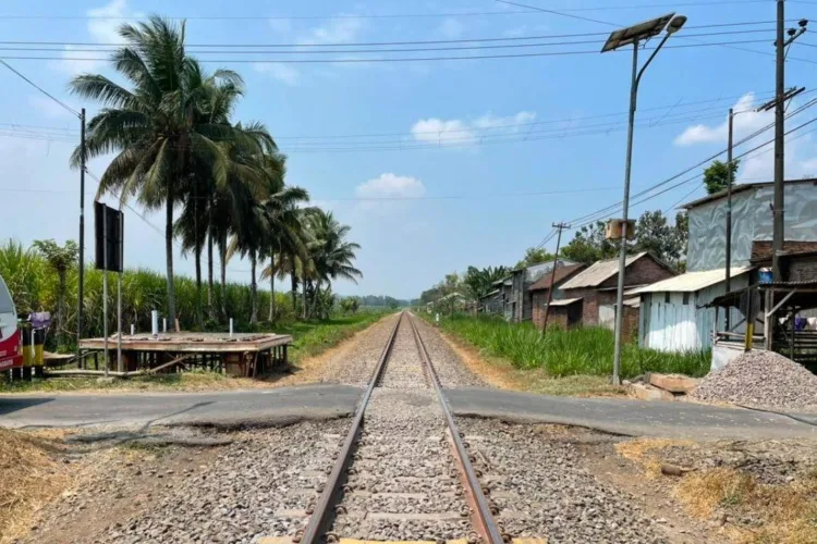 Kurangi Risiko Kecelakaan, KAI Daop 9 Jember Siapkan 96 Perlintasan Baru 1 Pembangunan JPL 85 di petak Jalan Jatiroto di Kabupaten Lumajang - Tanggul di
Kabupaten Jember, pada Sabtu (29/8/2026). ANTARA/LINGKAR NETWORK.