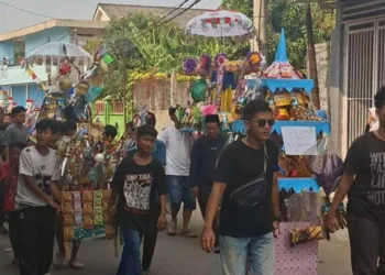 Kemeriahan Maulid Nabi di Serang, Warga Berebut Berkah Tradisi Ngeropok