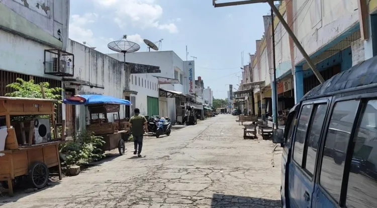 Rencana Pembangunan Mal Plaza Puri, DPRD Pati Minta Transparansi 1 Tampak kawasan Plaza Puri. (Arif – Lingkar.news)