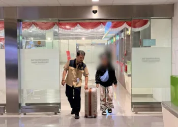 Ketibaan PMI KKW Di Bandar Udara Internasional Sultan Iskandar Muda Jawa Tengah