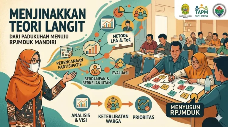 Melalui metode yang disederhanakan ini, para tokoh dan kader di padukuhan tidak lagi bingung menerjemahkan program kerja.