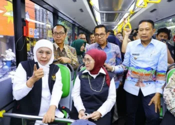 Pemprov Jatim berikan promo khusus kemerdekan RI, tarif bus Trans Jatim cuma Rp81 pakai QRIS Tap selama 11-17 Agustus 2026.