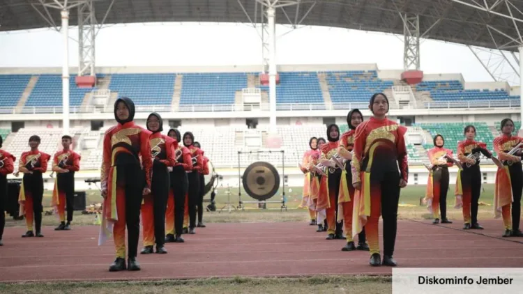 Jember Marching Band Siap Wakili Indonesia di Asian Music Games 2026 Malaysia 1 Jember Marching Band membawa 145 atlet, pelatih, dan ofisial untuk mewakili Indonesia di Asian Music Games 2026 di Kuala Lumpur, Malaysia.