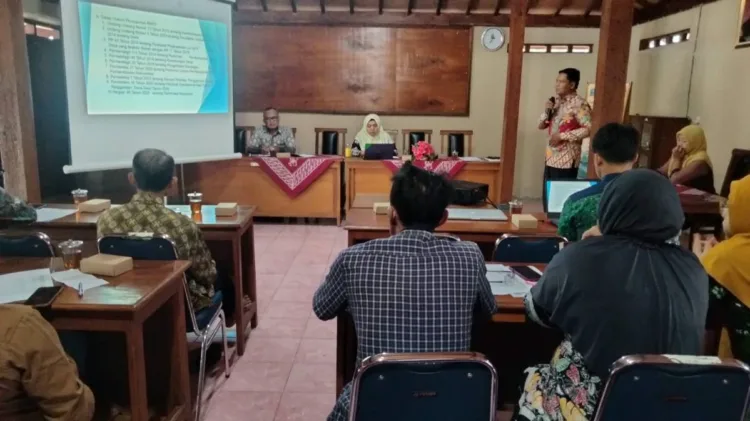 Lurah Bendungan Santoso, S. Sos menyampaikan rencana program kegiatan tahun 2027.