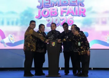 Pembukaan Job Fair Jember 2026 di Balai Serba Guna, Kamis (27/8/2026). (Lingkar.news Network)