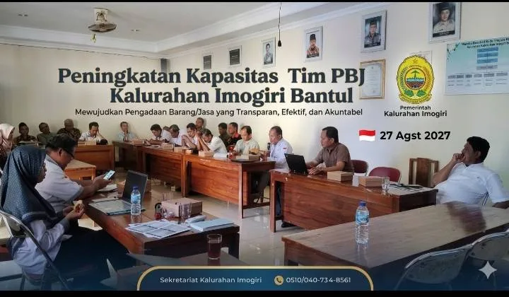 Perkuat Tata Kelola Pembangunan, Pemerintah Kelurahan Karangtengah Gelar Pelatihan Tim Pengadaan Barang dan Jasa 1 Peningkatan kapasitas Tim PBJ.