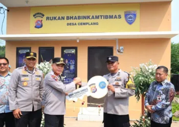 Pertama di Banten, Rumah Bhabinkamtibmas Ada di Desa Cemplang Serang