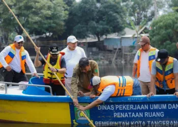 Air Sungai Cisadane Turun 40 Cm, Wali Kota Tangerang Minta Warga Hemat Air