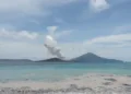 Gunung Anak Krakatau Kini Seluas 341,5 Hektare, Lampaui Ukuran Sebelum Longsor 2018 2 Luas daratan Gunung Anak Krakatau kini mencapai 341,5 hektare, melampaui ukuran sebelum erupsi dan longsor pada 2018.