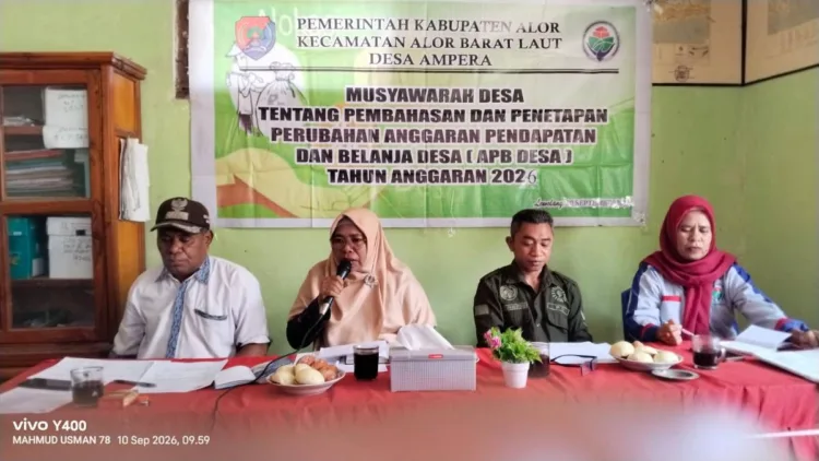 Kepala Desa, BPD, Pendamping Desa, dan Pendamping Lokal Desa.