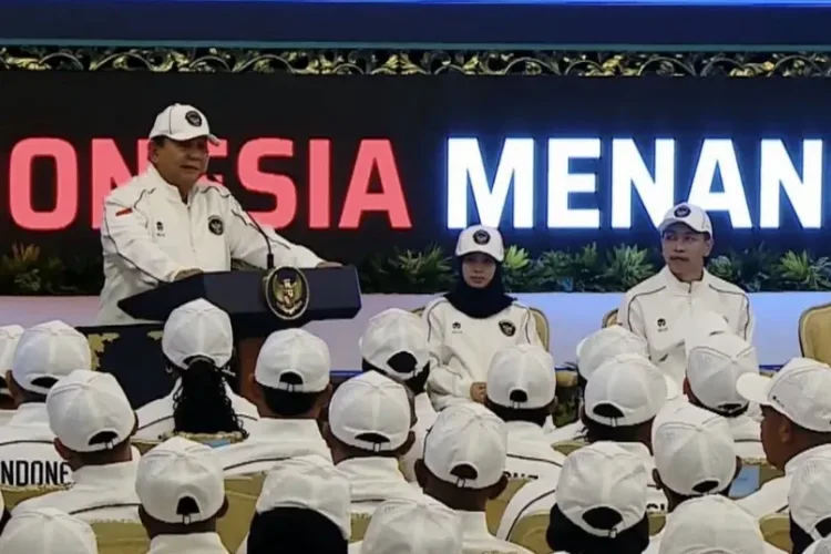 Prabowo Lepas 430 Atlet Indonesia ke Asian Games 2026, Peraih Emas Dapat Bonus Rp3 Miliar 1 Presiden Prabowo melepas kontingen Indonesia yang diperkuat 430 atlet ke Asian Games 2026, peraih emas dijanjikan bonus Rp3 miliar.