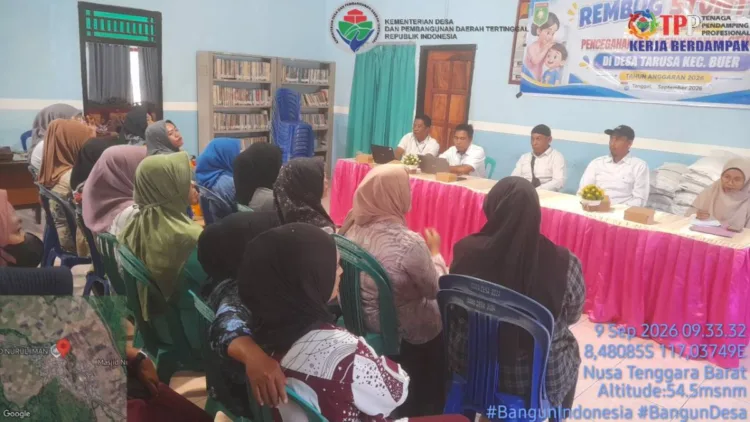 Rembug stunting Desa Tarusa Kecamatan Buer Tahun Anggaran 2026.