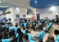 Ketibaan 93 PMI deportasi di Pelabuhan Dumai.