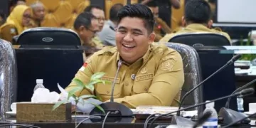 OKE GAS 2026 Gebrak Pulau Terluar Bintan, Perangi Stunting! 4 Bupati Bintan Roby Kurniawan. Pemkab Bintan menggelar kegiatan OKE GAS 2026 di Desa Mapur, Kecamatan Bintan Pesisir. (Hms/Asih)