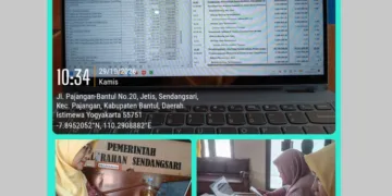 TPP Pajangan Tuntaskan Input Data Pemanfaatan Dana Desa 2026 ke Sistem MonevDD Kemendesa 4 Penginputan data oleh TPP Pajangan.