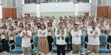 Agenda pelepasan 271 pekerja migran dalam program G to G ke Korea Selatan. (Lingkar.news Network)