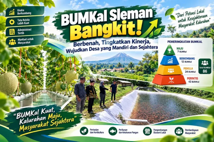 BUMKal di Sleman Diminta Evaluasi Diri Pasca Penurunan Status Pemeringkatan 2026 1 Pemeringkatan BUMDES di Sleman menurun