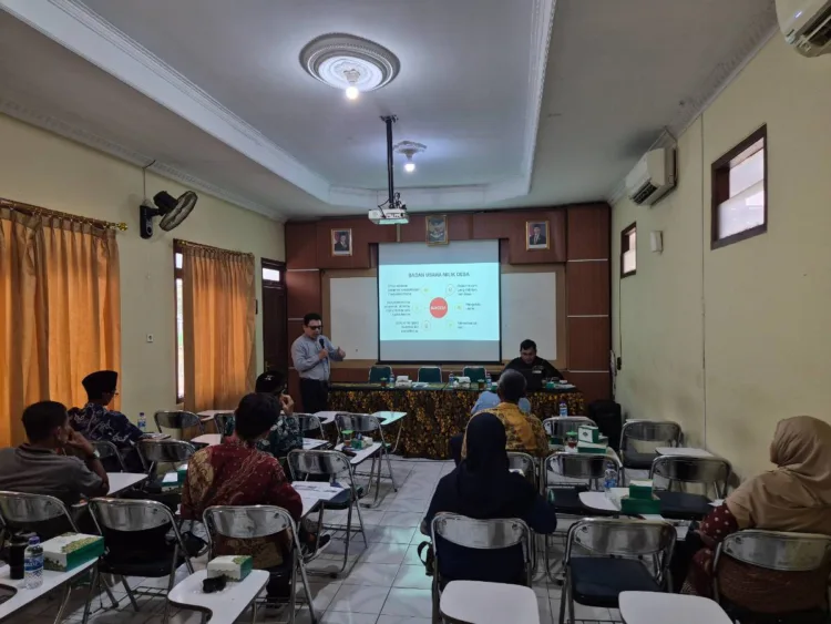Danais Perkuat Kelembagaan BUMKal Kalimas Sleman demi Ekonomi Lokal 1 Pembinaan kelembagaan Bumkal Kalimas Kalitirto Berbah