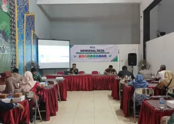 Kegiatan sosialisasi pengenalan desil.