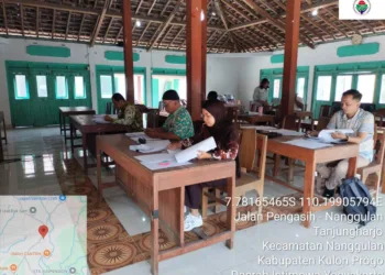 Kegiatan Klinik Keuangan Kalurahan Tanjungharjo.
