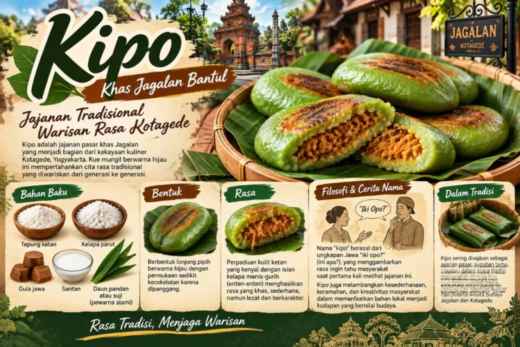 Menyelami Sejarah Kipo Jagalan, Jajanan Tradisional Legendaris Asal Bantul 1 Proses pemanggangan menghasilkan aroma khas dengan bagian luar yang sedikit kecokelatan.