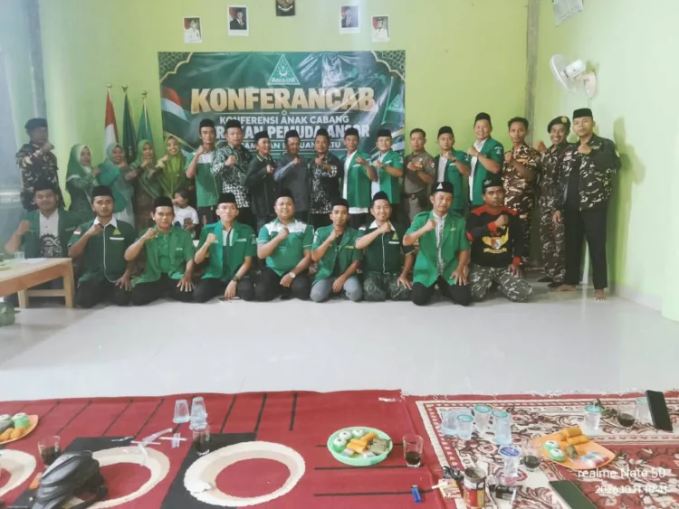 Aris Tama Purnomo Pimpin PAC GP Ansor Pakuan Ratu Masa Khidmat 2026-2028 1 Foto Bersama Kegiatan KONFERANCAB Ansor Kecamatan Pakuan Ratu