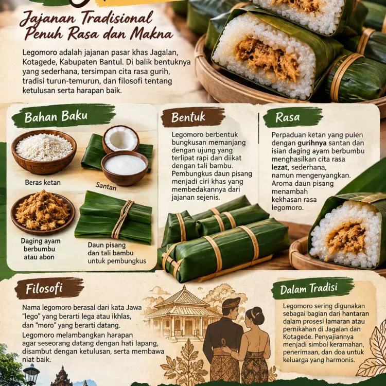 legomoro lebih dari sekadar makanan. Ia menjadi ungkapan keramahan, penerimaan, dan harapan akan hubungan kekeluargaan yang harmonis