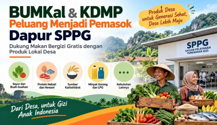 BUMKal dan KDMP Didorong Jadi Pemasok Utama Dapur SPPG Program Makan Bergizi Gratis 1 Poster BUMKal dan KDMP berpeluang menjadi pemasok kebutuhan SPPG.