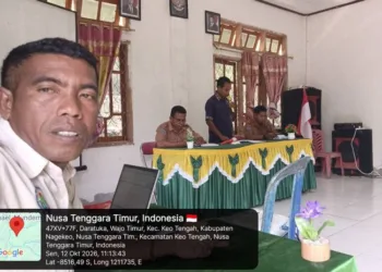Pembukaan Musdes oleh Ketua BPD.