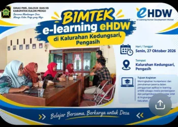 Bimtek e-learning eHDW di Kalurahan Kedungsari, Pengasih.