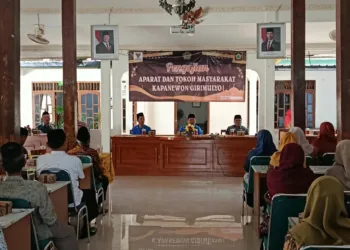 Kegiatan Pengajian Aparat dan Tokoh Masyarakat Kapanewon Girimulyo.