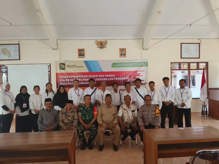 Peserta Seleksi Pamong Kalurahan Banjarasri.