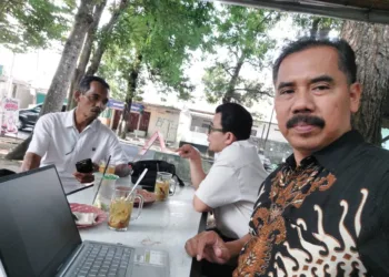 Kegiatan monitoring dan OJT input data agen Perlinsos bersama TAPM Kabupaten Sleman.