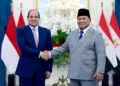 Presiden Prabowo Subianto dan Presiden Mesir Abdel Fattah el-Sisi menyerukan deeskalasi Timur Tengah serta menegaskan dukungan bagi Palestina dan rekonstruksi Gaza.