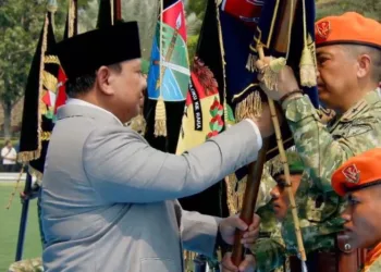 Presiden Prabowo Subianto meresmikan 204 satuan baru TNI dan melantik enam Pangdam baru dalam upacara HUT ke-81 TNI di Jakarta, 5 Oktober 2026.