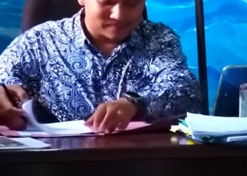 Wahyu Nugroho menyampaikan paparan LDWN