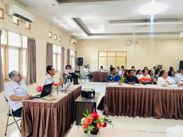 BP4D Belu Integrasikan Perencanaan Pembangunan Desa Melalui Aplikasi Prisma Liurai 1 Sosialisasi Penggunaan Aplikasi Prisma Liurai oleh Kepala BP4D kabupaten Belu federikus L Bere Mau.ST