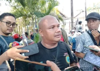 Koordinator GERMAP, Cahaya Basuki alias Yayak Gundul. (Lingkar.news Network)